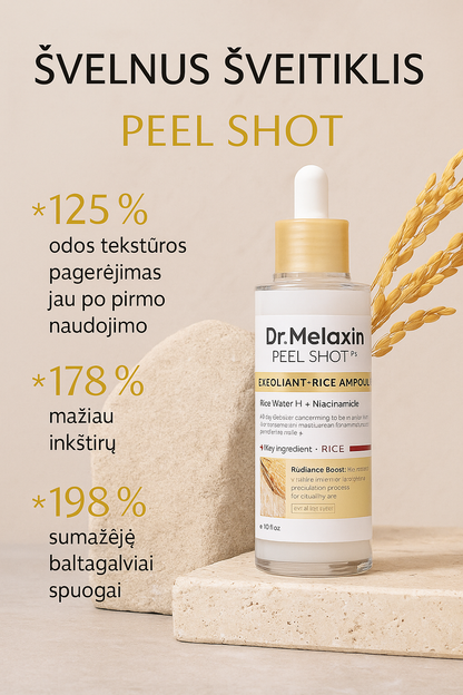Dr.Melaxin™ Rice Peeling Ampoule (80ml)